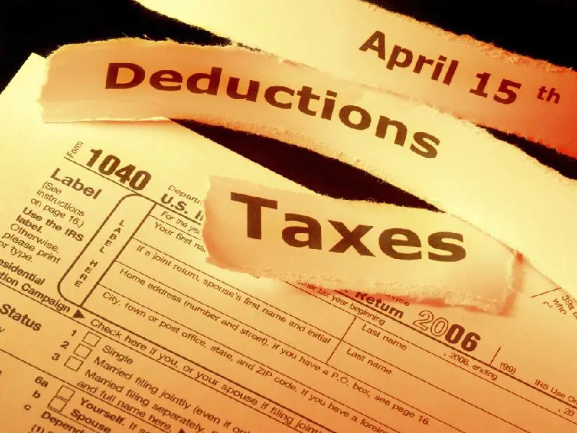 Types Of Tax Deductions IRS